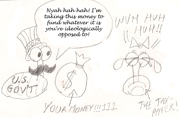 I'd have drawn him twirling his moustache but he has no hands.